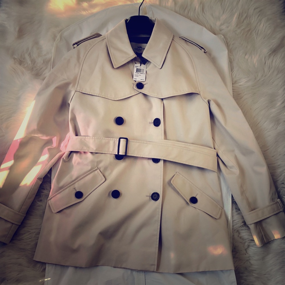 COPY - NEW Double Breasted Coach Coat NWT